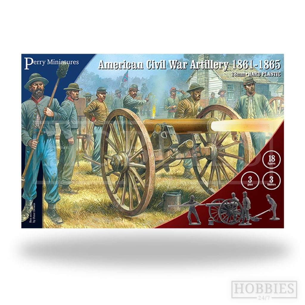 Perry Miniatures American Civil War Artillery 28mm Figures - Hobbies247 ...