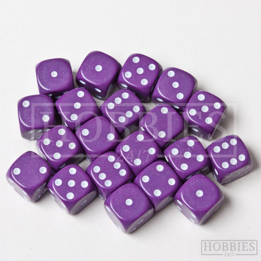 Purple 14mm Six Sided Dice D6 - Hobbies247 Online Model Shop