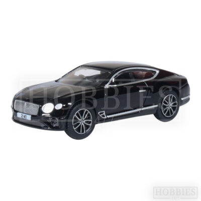 Oxford Bentley Continental Onyx Black 1/76 Scale