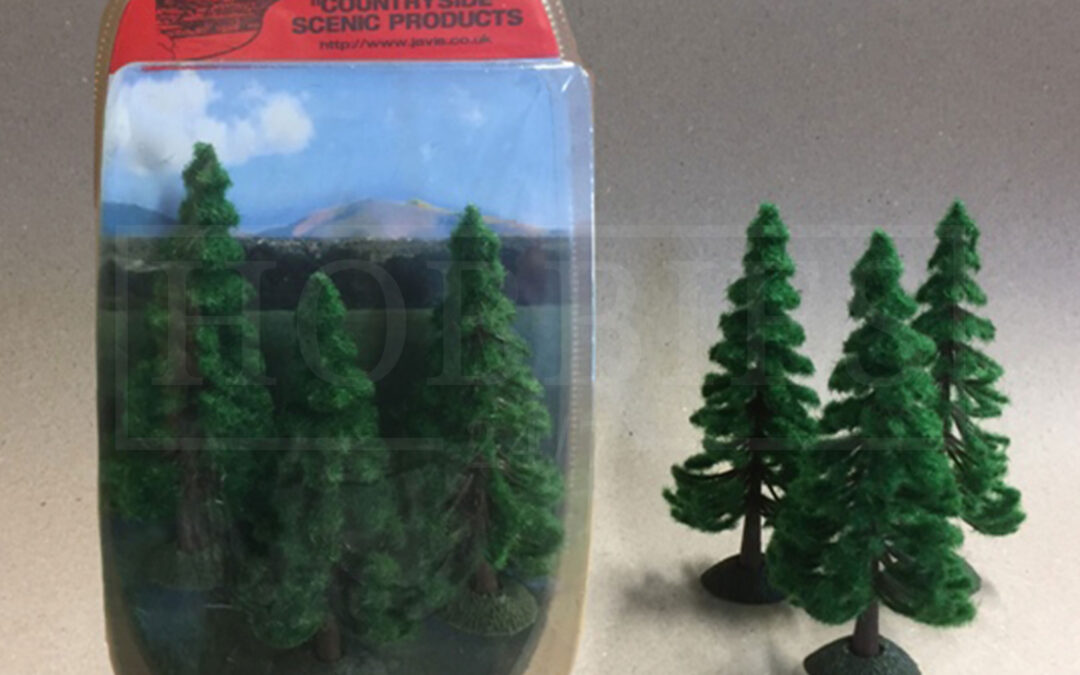 Javis Countryside 3 Pack Of 120mm Trees OO Gauge