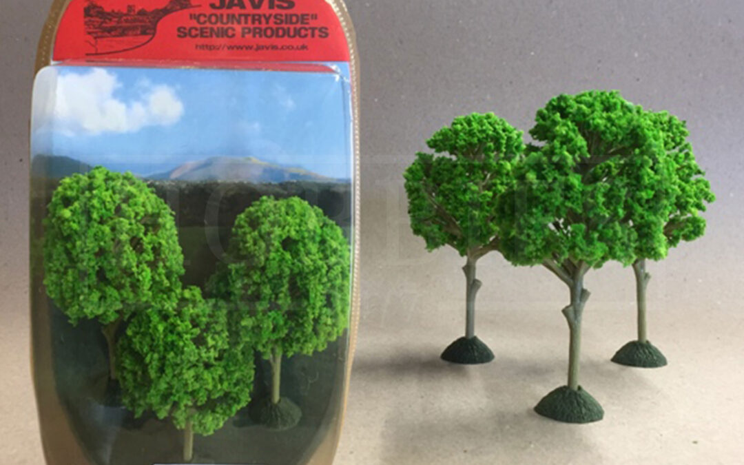 Javis Countryside 3 Pack Of 100mm Trees OO Gauge