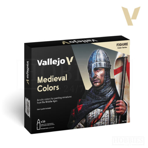 Vallejo Model Color Paint Set - Medieval Colours