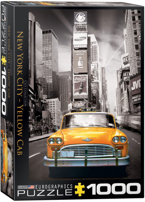 Eurographics New York Yellow Cab 1000 Piece Jigsaw Puzzle