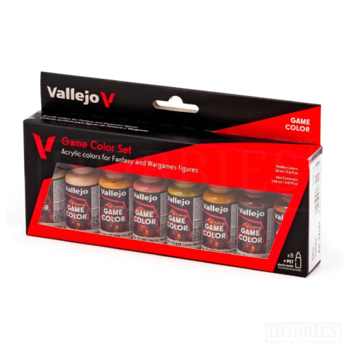 Vallejo Game Color Set - Skin Tone 8 Paints - Image 3