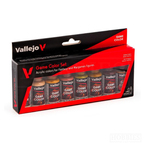 Vallejo Game Color Set - Skin Tone 8 Paints - Image 4