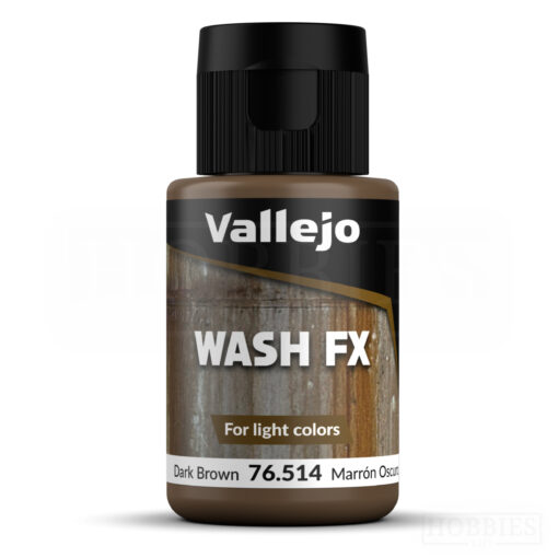 Vallejo Model Wash 35ml Dark Brown Wash